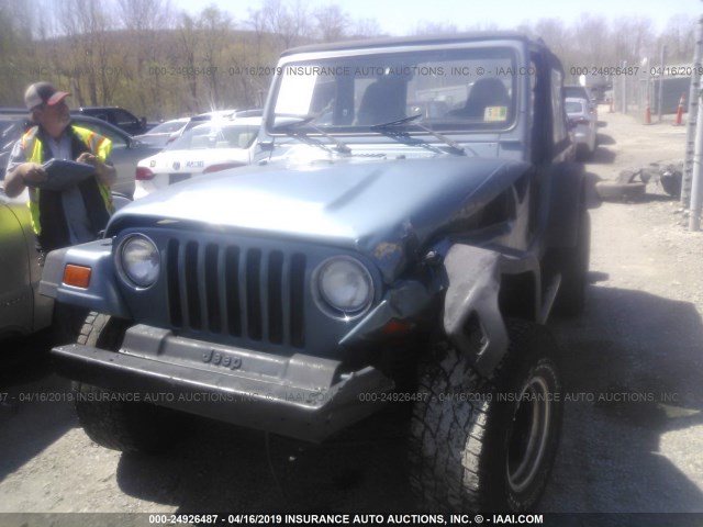 1J4FY29P8WP804782 - 1998 JEEP WRANGLER / TJ SE BLUE photo 6