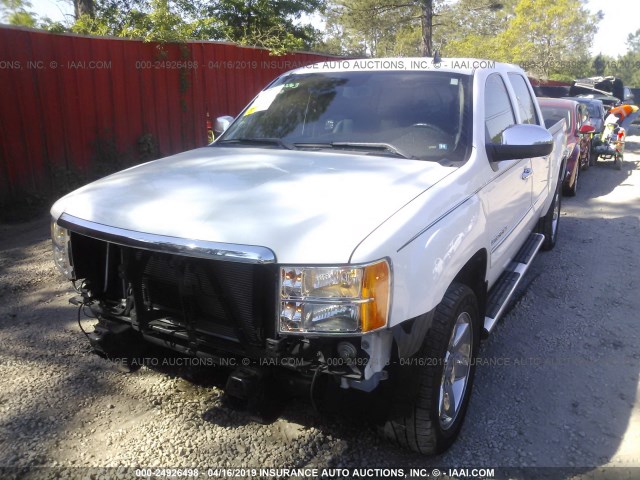 3GTP1VE04CG143440 - 2012 GMC SIERRA C1500 SLE WHITE photo 2