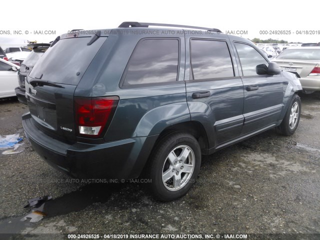 1J4GS48K85C582953 - 2005 JEEP GRAND CHEROKEE LAREDO/COLUMBIA/FREEDOM 绿色 照片 4