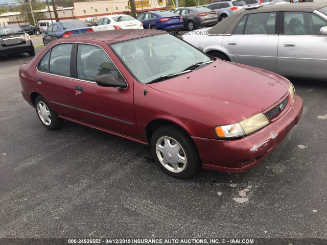 1N4AB41D6WC715689 - 1998 NISSAN SENTRA E/XE/GXE/GLE RED photo 1