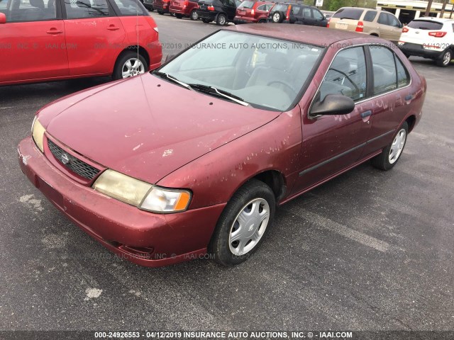 1N4AB41D6WC715689 - 1998 NISSAN SENTRA E/XE/GXE/GLE RED photo 2