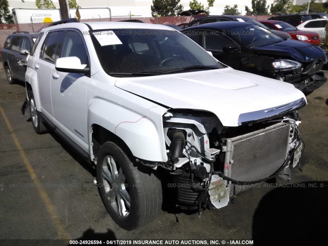 2GKALNEK7H6324105 - 2017 GMC TERRAIN SLE WHITE photo 1