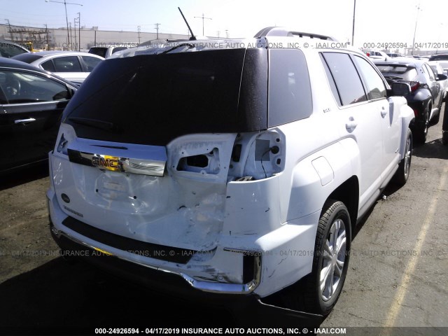 2GKALNEK7H6324105 - 2017 GMC TERRAIN SLE WHITE photo 4