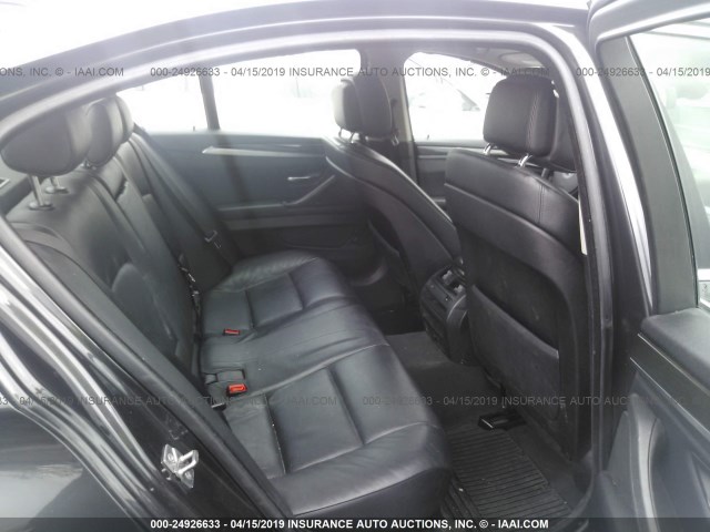 WBAXH5C52CDW10603 - 2012 BMW 528 XI GRAY photo 8