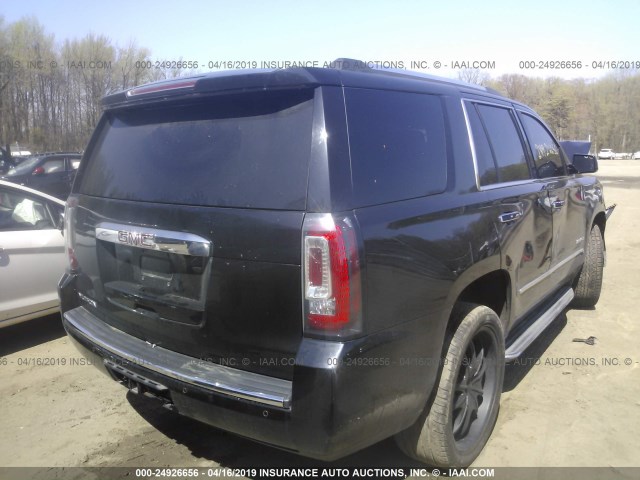 1GKS2CKJ7FR152845 - 2015 GMC YUKON DENALI BLACK photo 4