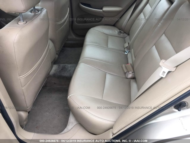 3HGCM56476G701875 - 2006 HONDA ACCORD LX GOLD photo 8