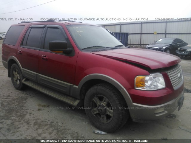 1FMRU17W93LC02247 - 2003 FORD EXPEDITION EDDIE BAUER RED photo 1