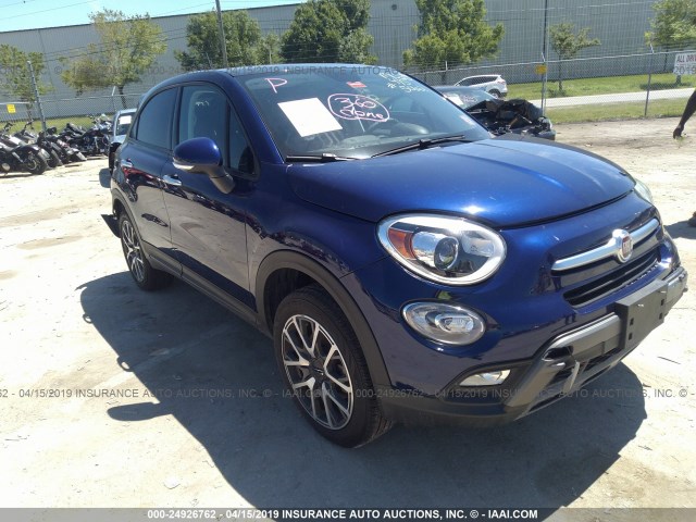 ZFBCFYCB7HP524128 - 2017 FIAT 500X TREKKING BLUE photo 1