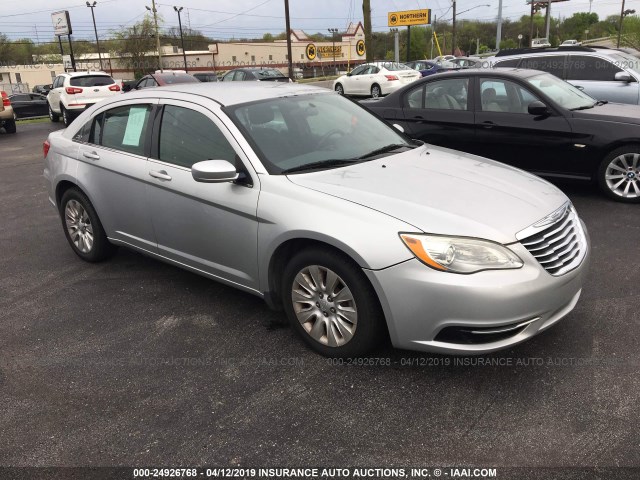 1C3CCBAB8CN223172 - 2012 CHRYSLER 200 LX SILVER photo 1