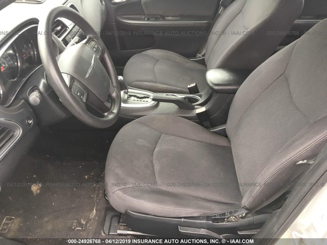 1C3CCBAB8CN223172 - 2012 CHRYSLER 200 LX SILVER photo 5