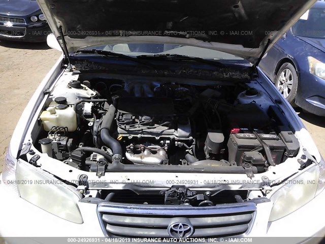 4T1BF28K7YU934973 - 2000 TOYOTA CAMRY LE/XLE WHITE photo 10
