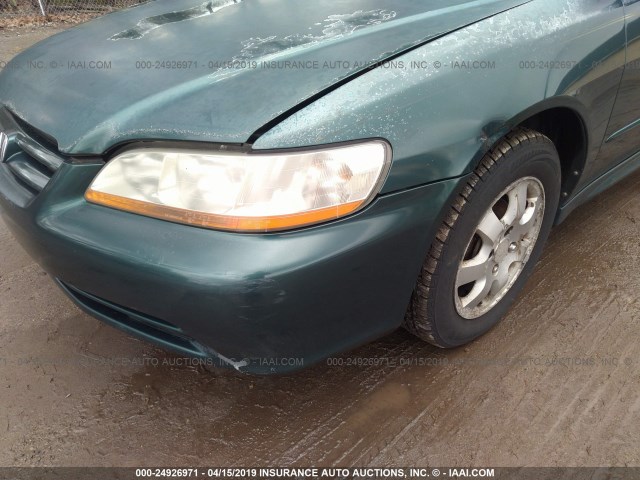 1HGCG66892A081023 - 2002 HONDA ACCORD EX/SE GREEN photo 6