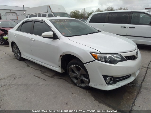 4T1BF1FK5CU632362 - 2012 TOYOTA CAMRY SE/LE/XLE WHITE photo 1