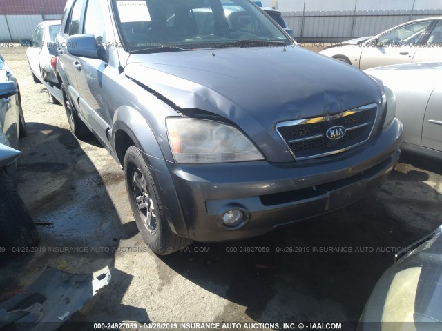 KNDJD733165577882 - 2006 KIA SORENTO EX/LX GRAY photo 6