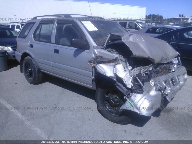 4S2CK58WXY4344621 - 2000 ISUZU RODEO S/LS/LSE SILVER photo 1