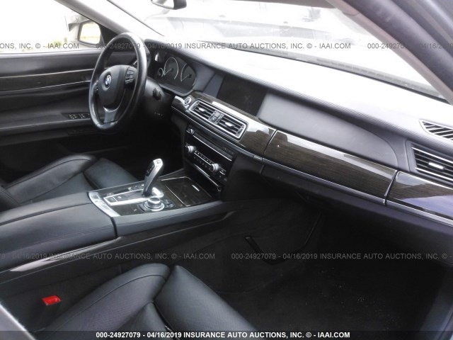 WBAKB4C50CC576690 - 2012 BMW 740 LI GRAY photo 5