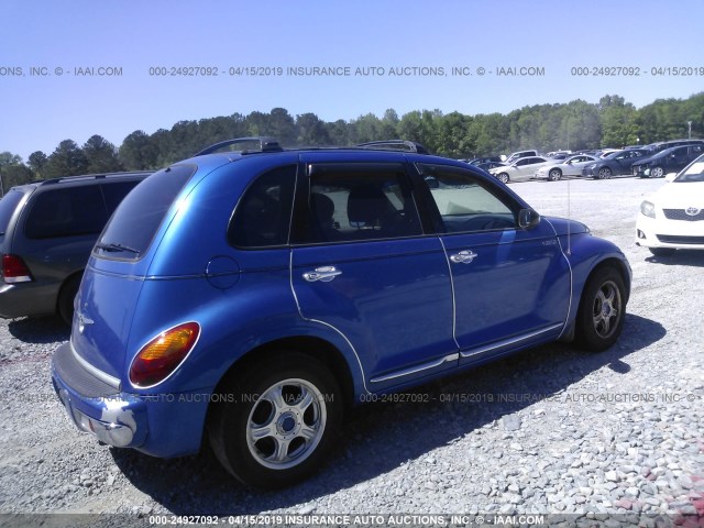 3C4FY48B23T654649 - 2003 CHRYSLER PT CRUISER CLASSIC BLUE photo 4