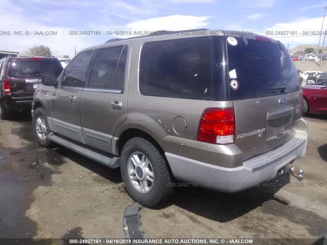 1FMPU16L83LA67535 - 2003 FORD EXPEDITION XLT BROWN photo 3