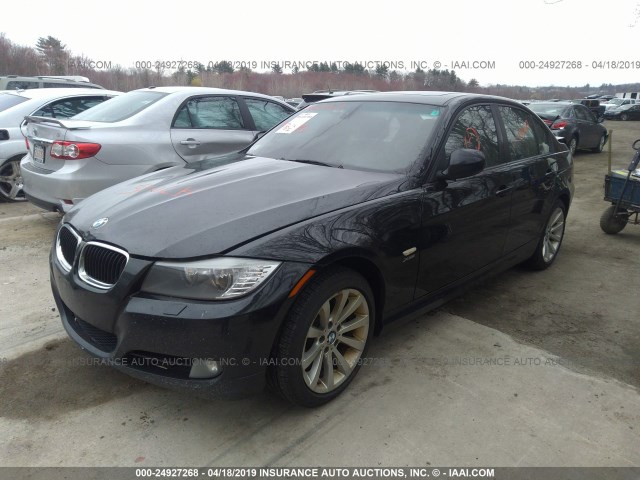 WBAPK5C55BA661238 - 2011 BMW 328 XI SULEV BLACK photo 2