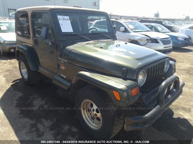 1J4FY49S0WP798735 - 1998 JEEP WRANGLER / TJ SAHARA GREEN photo 1