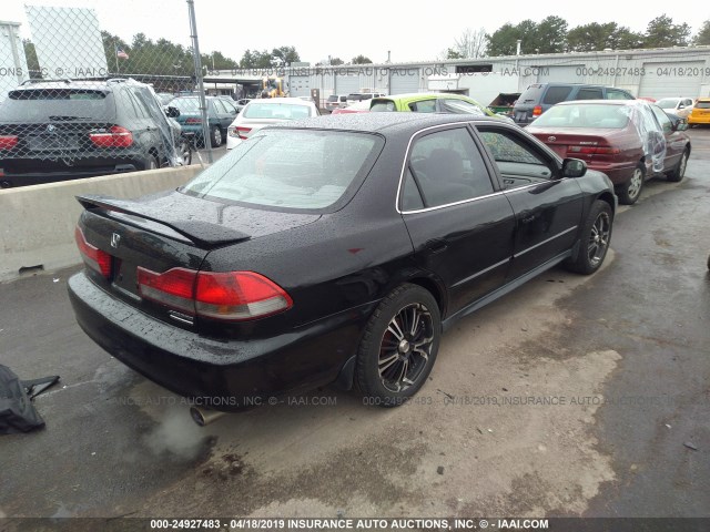 1HGCG66892A104557 - 2002 HONDA ACCORD EX/SE BLACK photo 4