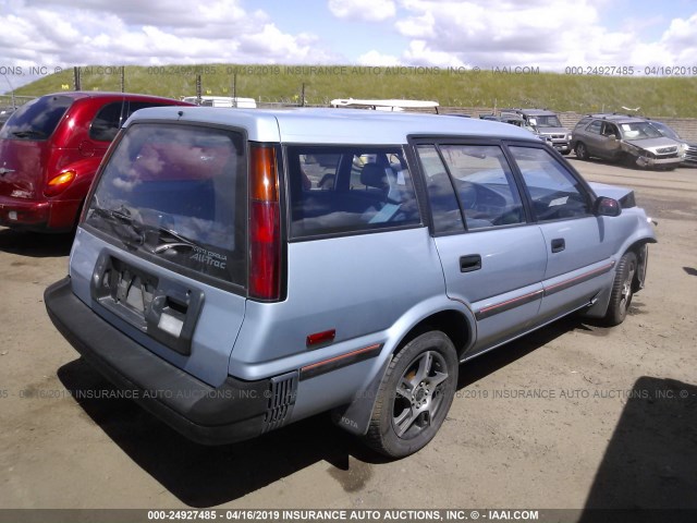 JT2AE94V0N3050413 - 1992 TOYOTA COROLLA DLX BLUE photo 4