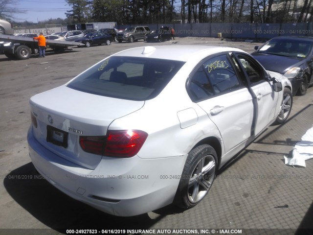 WBA3C3C59EF986921 - 2014 BMW 320 I/XDRIVE WHITE photo 4