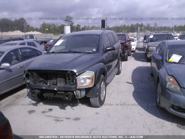 1D4HD48N75F597699 - 2005 DODGE DURANGO SLT GRAY photo 2