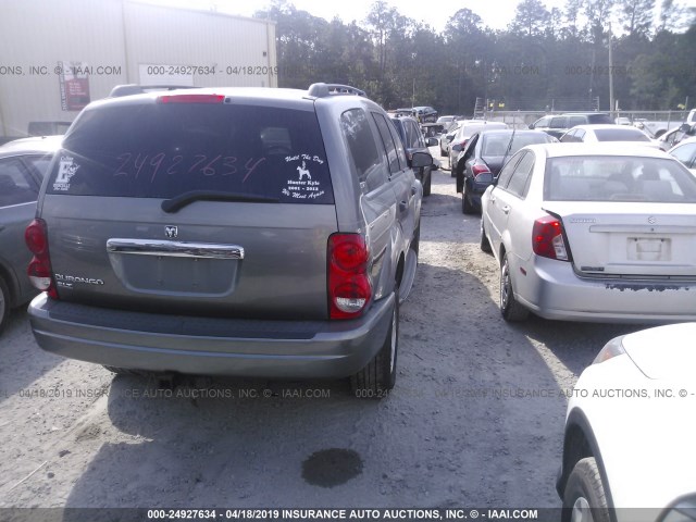 1D4HD48N75F597699 - 2005 DODGE DURANGO SLT GRAY photo 4