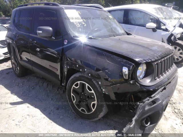 ZACCJBCT5GPD76533 - 2016 JEEP RENEGADE TRAILHAWK BLACK photo 6