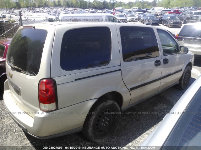 1GNDV23177D138759 - 2007 CHEVROLET UPLANDER LS GOLD photo 4