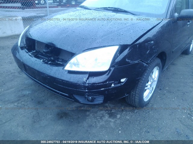 1FAHP34N57W282526 - 2007 FORD FOCUS ZX4/S/SE/SES 黑色 照片 6