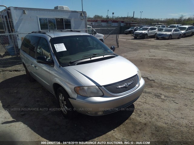 2C8GP74L52R582918 - 2002 CHRYSLER TOWN & COUNTRY EX SILVER photo 1