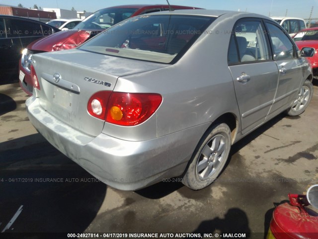 1NXBR32E74Z289008 - 2004 TOYOTA COROLLA CE/LE/S RED photo 4