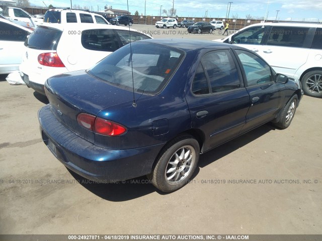 1G1JC524517143214 - 2001 CHEVROLET CAVALIER CNG BLUE photo 4