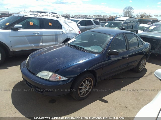 1G1JC524517143214 - 2001 CHEVROLET CAVALIER CNG BLUE photo 6