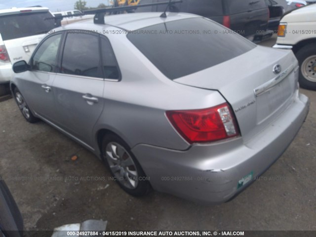 JF1GE61639H505640 - 2009 SUBARU IMPREZA 2.5I SILVER photo 3