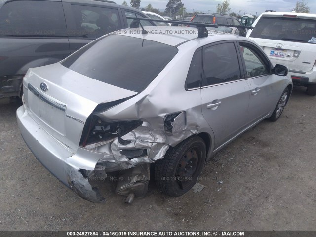 JF1GE61639H505640 - 2009 SUBARU IMPREZA 2.5I SILVER photo 4