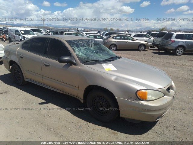 1G2NE52E85M233478 - 2005 PONTIAC GRAND AM SE GOLD photo 1