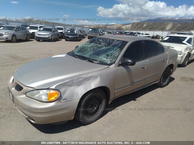 1G2NE52E85M233478 - 2005 PONTIAC GRAND AM SE GOLD photo 2