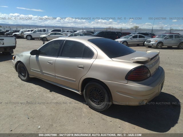 1G2NE52E85M233478 - 2005 PONTIAC GRAND AM SE GOLD photo 3