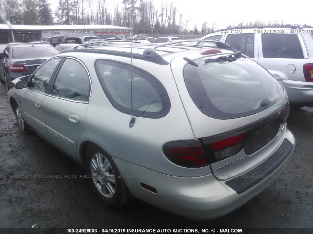 1FAHP59S94A107554 - 2004 FORD TAURUS SEL TAN photo 3