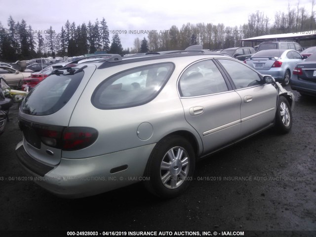 1FAHP59S94A107554 - 2004 FORD TAURUS SEL TAN photo 4