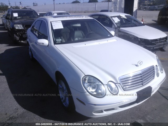 WDBUF56J36A757750 - 2006 MERCEDES-BENZ E 350 WHITE photo 1