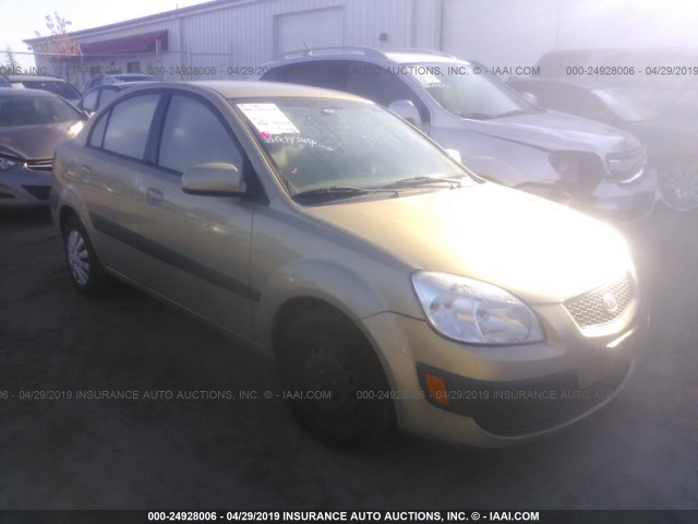 KNADE223096521488 - 2009 KIA RIO LX/SX CREAM photo 1