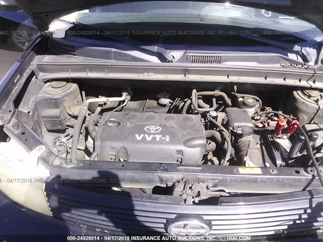 JTLKT324354000497 - 2005 TOYOTA SCION XB 黑色 照片 10