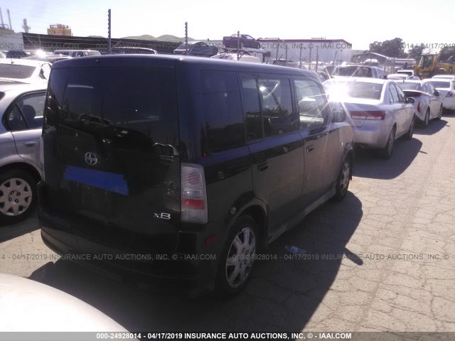 JTLKT324354000497 - 2005 TOYOTA SCION XB 黑色 照片 4