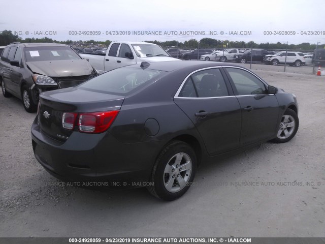 1G11C5SA1DF155831 - 2013 CHEVROLET MALIBU 1LT GRAY photo 4