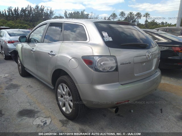 JM3ER293X70118370 - 2007 MAZDA CX-7 SILVER photo 3