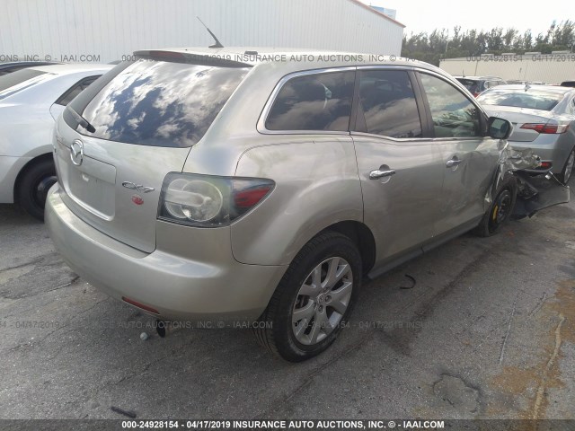 JM3ER293X70118370 - 2007 MAZDA CX-7 SILVER photo 4